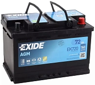 Аккумулятор Exide AGM EK720 (72 Ah) 3661024037907
